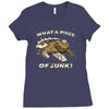 what a piece of junk! Ladies Fitted T-Shirt