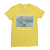 Claude Monet impression Sunrise Ladies Fitted T-Shirt