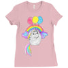 Pusheen the Cat Flying Ladies Fitted T-Shirt