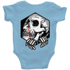 skull hexagon Baby Onesie