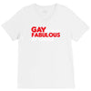 gay by birth, fabulous by choice V-Neck Tee