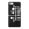 spaceship timeline funny  sci fi star retro wars trek joke cool iPhone 7 Case