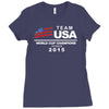 usa world cup champions Ladies Fitted T-Shirt