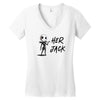 her jack Women's V-Neck T-Shirt