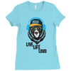 Live Life Loud Brklyn Ladies Fitted T-Shirt