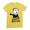angriest boy in the world Ladies Fitted T-Shirt