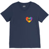 Rainbow Equality Heart V-Neck Tee