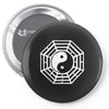 i ching ying and yang Pin-back button