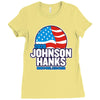 johnson hanks 2020 Ladies Fitted T-Shirt