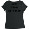 Afk Away From Keyboard Women's Triblend Scoop T-shirt