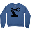 black robot Crewneck Sweatshirt