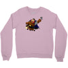 just a viking and his horse Crewneck Sweatshirt
