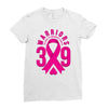 end breast cancer   39 warriors Ladies Fitted T-Shirt