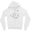cute bunny Zipper Hoodie