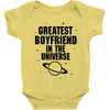 Greatest Boyfriend In The Universe Baby Onesie