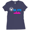owl city retro Ladies Fitted T-Shirt