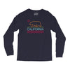 neon sign california republic flag bear Long Sleeve Shirts