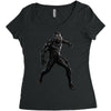 black panther Women's Triblend Scoop T-shirt