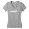 papa loading Women's V-Neck T-Shirt