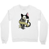 schrodinger cat tattoo Crewneck Sweatshirt