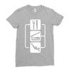 v2 eat sleep scuba dive Ladies Fitted T-Shirt