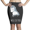 stabby the unicorn Pencil Skirts