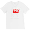 i only like ny as a friend V-Neck Tee