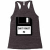 Don't Forget Me Disk Racerback Tank
