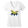 minion hurrey Women's V-Neck T-Shirt