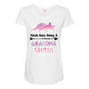 cool grandma saurus Maternity Scoop Neck T-shirt
