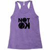 not ok baseball Racerback Tank