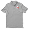 totally straight funny rainbow unicorn gay pride novelty fashion Men's Polo Shirt