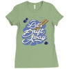 let's drift away Ladies Fitted T-Shirt