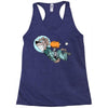 astronaut dog Racerback Tank
