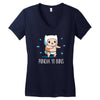 puncha yo buns Women's V-Neck T-Shirt