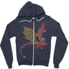 beware! Zipper Hoodie