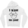 i want the gold Zipper Hoodie
