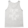 low carb day don't talk to me Tank Top