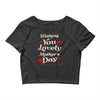 wishing you lovely mother's day Crop Top