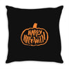 happy halloween 4 Throw Pillow