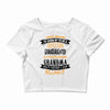 Super Cool Granddaughter Of A Freaking Awesome Grandma Crop Top