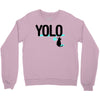 yolo cat Crewneck Sweatshirt