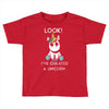look i've created a unicorn Toddler T-shirt