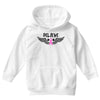 angel wing believe breast cancer Youth Hoodie