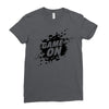 game on Ladies Fitted T-Shirt