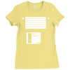 floppy disk Ladies Fitted T-Shirt