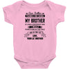 Thanks For Being My Brother, Love, Your Lil Brother Infant Clothing