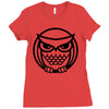 owl Ladies Fitted T-Shirt