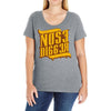 nose digger Ladies Curvy T-Shirt