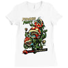 piranha party Ladies Fitted T-Shirt